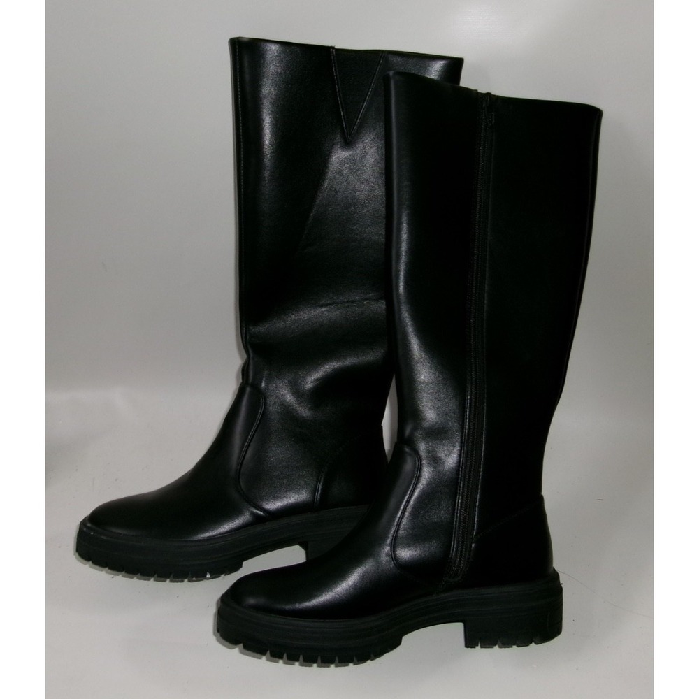 GAP Tall Vegan Black Leather Boots Size 8 – New Never Used - Picture 4 of 4